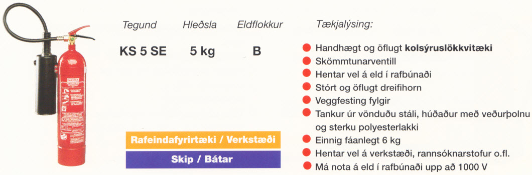 Kolsýruslökkvitæki, 5 kg 89 B - Image 4