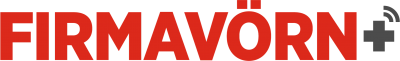 FirmavornPlus-Red-Horiz-e1588725085358 Firmavörn plús logo