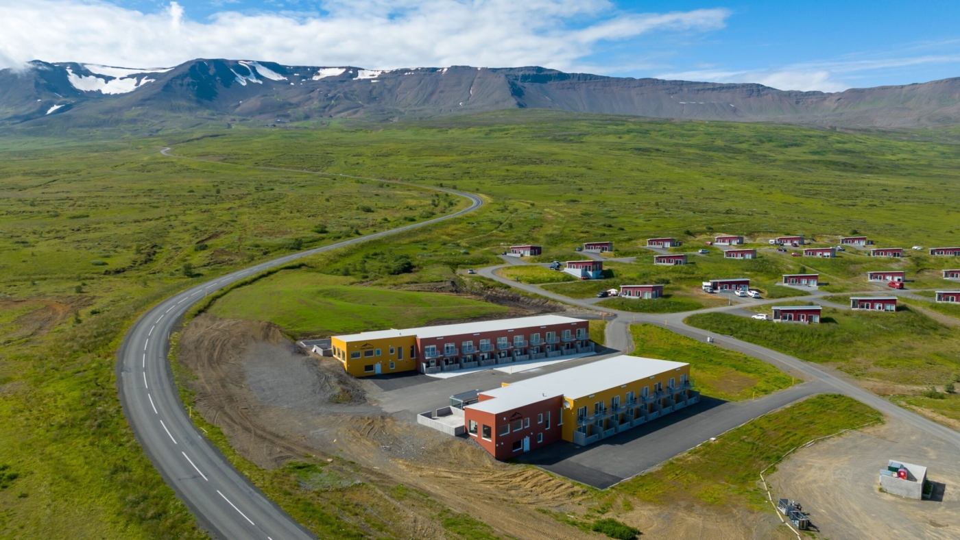 Dróni Útlit upp í fjall